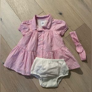 Baby girl gingham dress